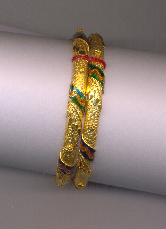 GOLD BANGLE PLAIN FANCY