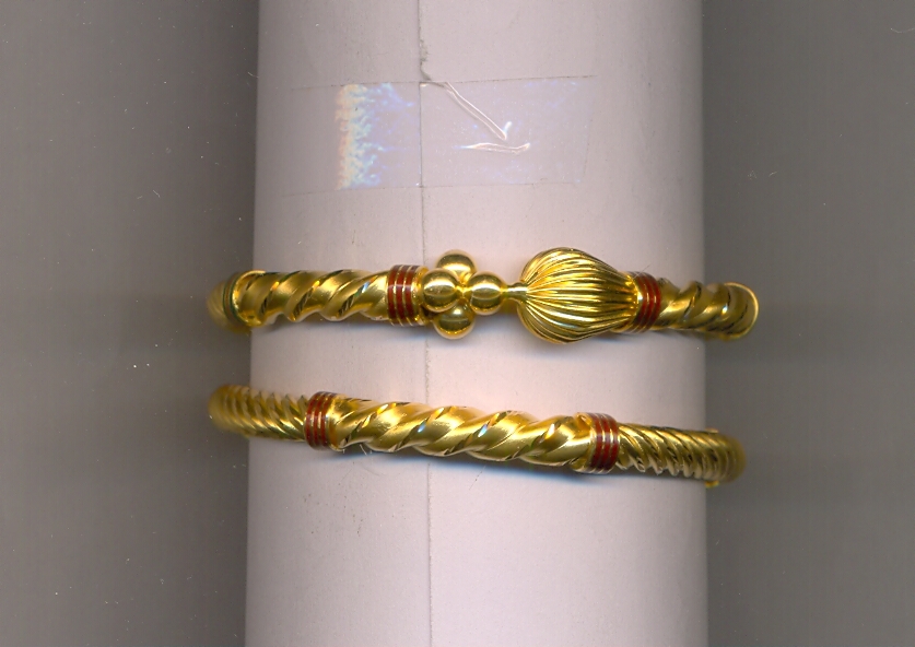 GOLD BANGLE PLAIN FANCY