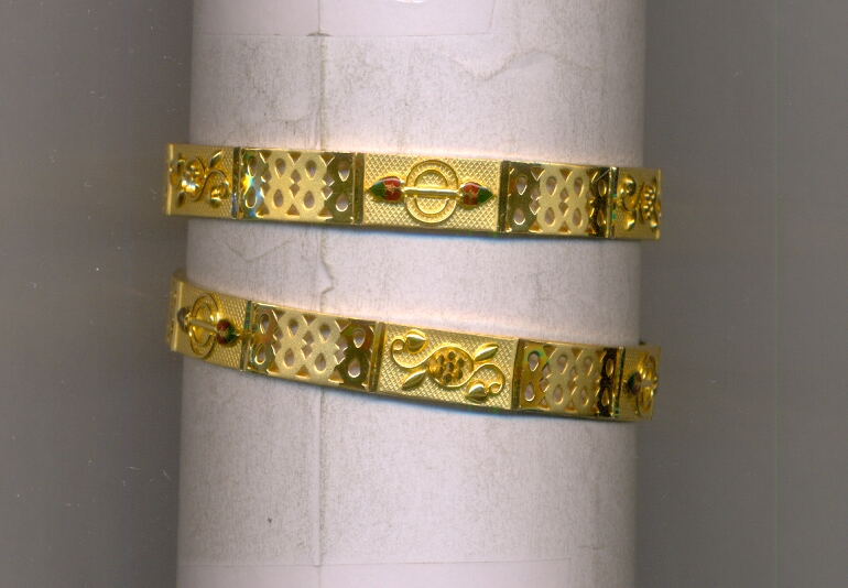 GOLD BANGLE PLAIN FANCY