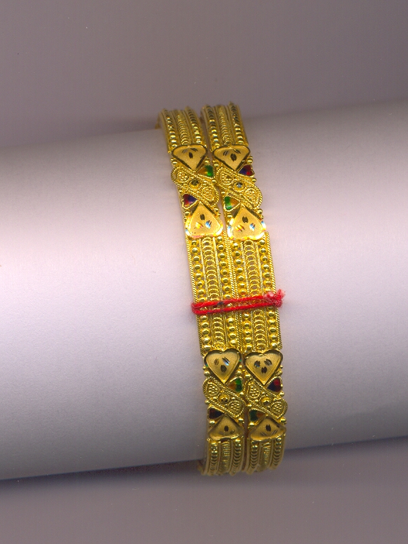 GOLD BANGLE PLAIN FANCY