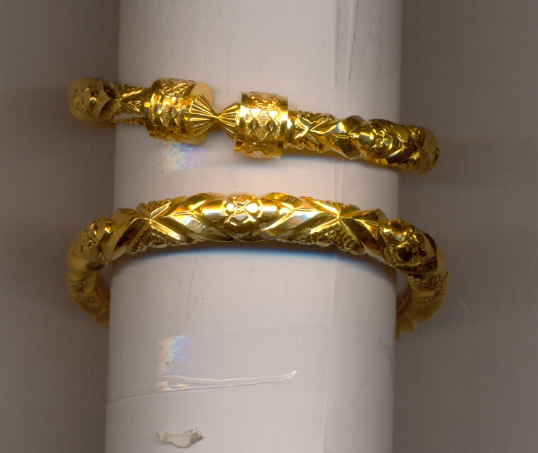 GOLD BANGLE PLAIN FANCY