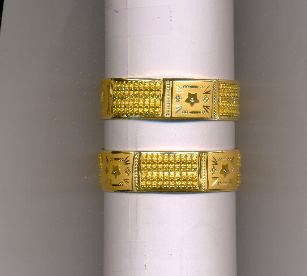 GOLD BANGLE PLAIN FANCY