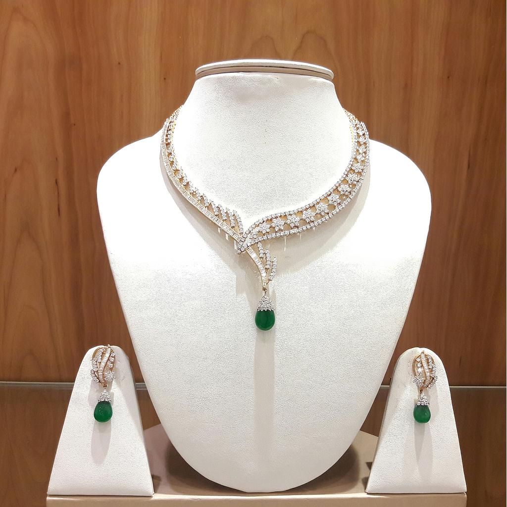 DIAMOND HALF SET ROUND FANCY