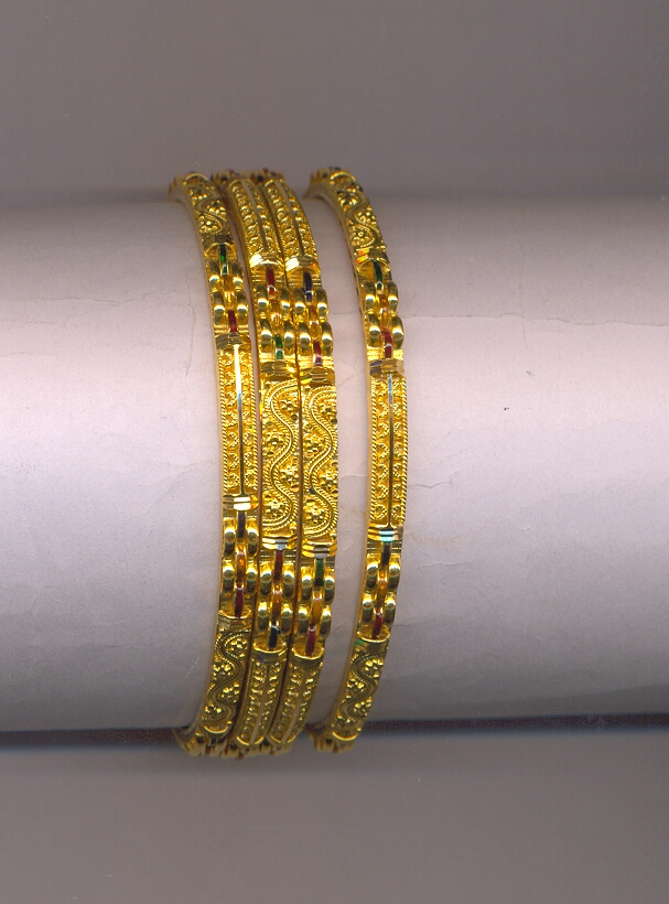 GOLD BANGLE PLAIN FANCY
