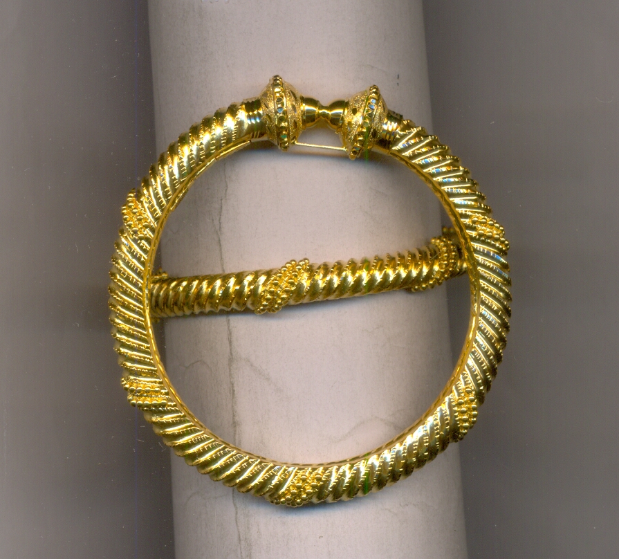 GOLD BANGLE PLAIN FANCY