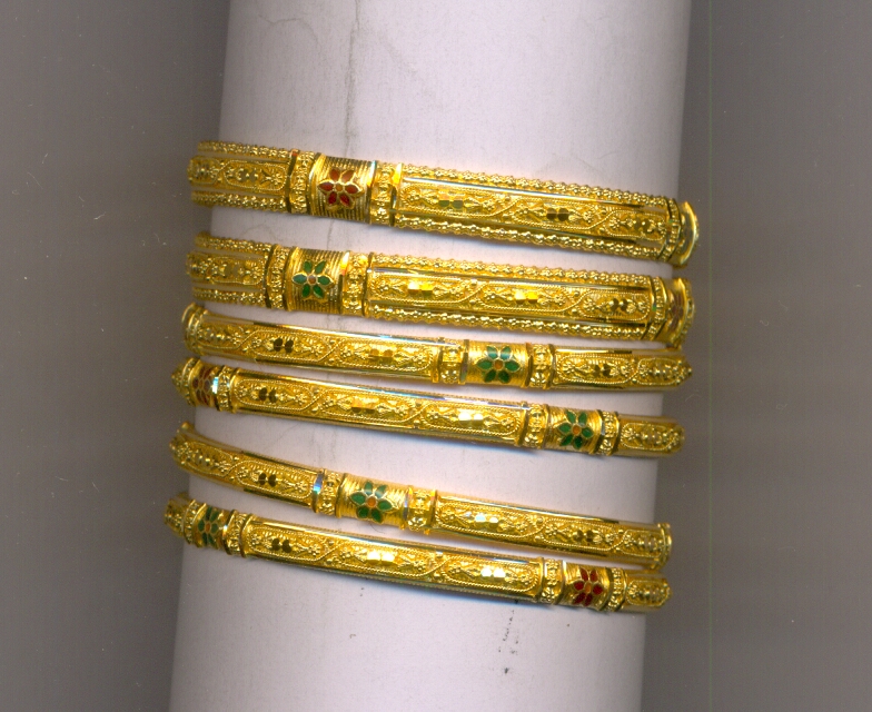 GOLD BANGLE PLAIN FANCY