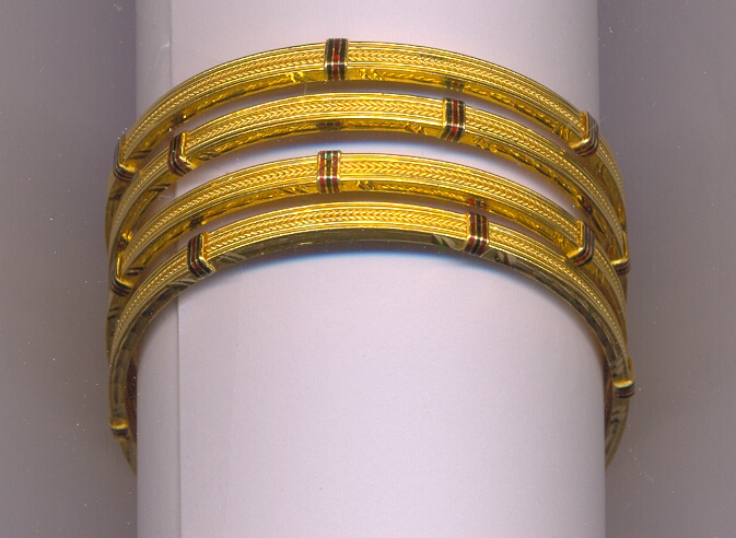GOLD BANGLE PLAIN FANCY
