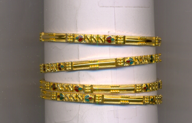 GOLD BANGLE PLAIN FANCY