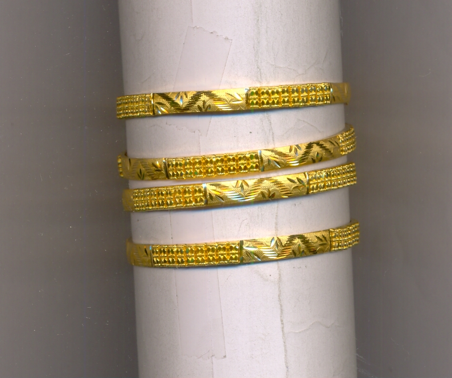 GOLD BANGLE PLAIN FANCY