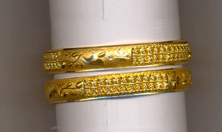 GOLD BANGLE PLAIN FANCY
