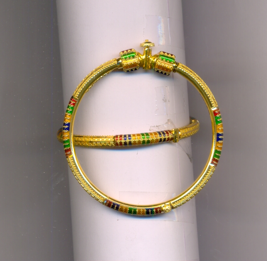GOLD BANGLE PLAIN FANCY