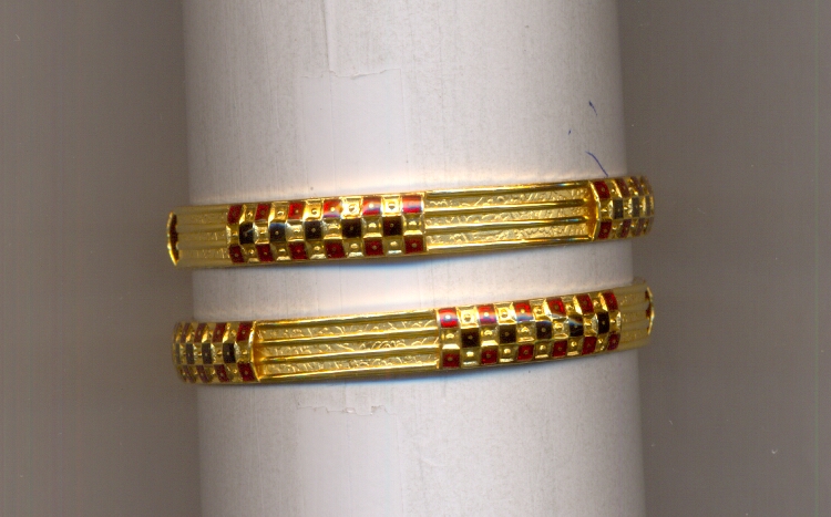 GOLD BANGLE PLAIN FANCY