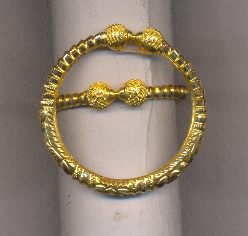 GOLD BANGLE PLAIN FANCY