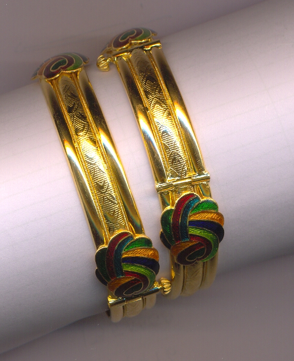 GOLD BANGLE PLAIN FANCY
