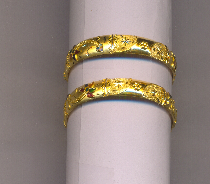 GOLD BANGLE PLAIN FANCY