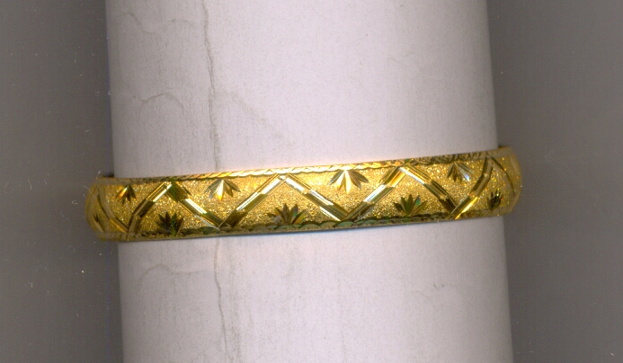 GOLD BANGLE PLAIN FANCY