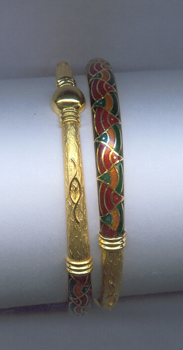 GOLD BANGLE PLAIN FANCY