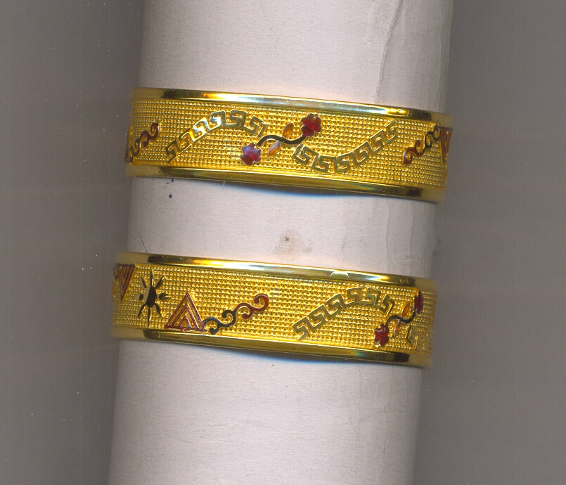 GOLD BANGLE PLAIN FANCY