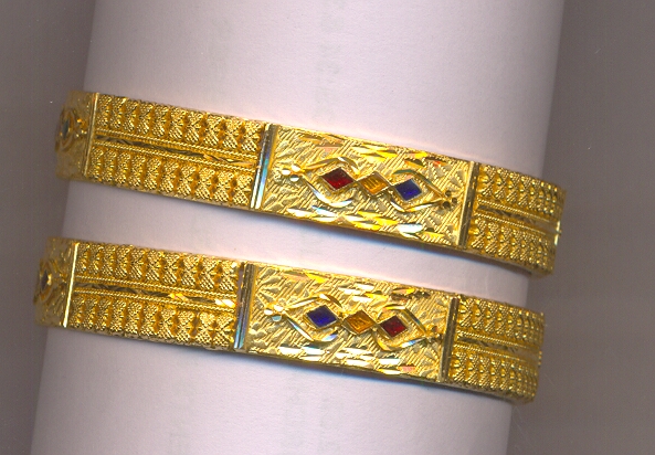GOLD BANGLE PLAIN FANCY