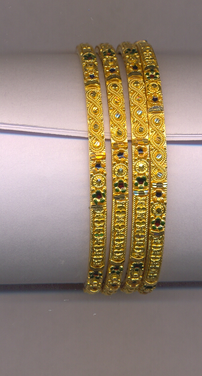 GOLD BANGLE PLAIN FANCY