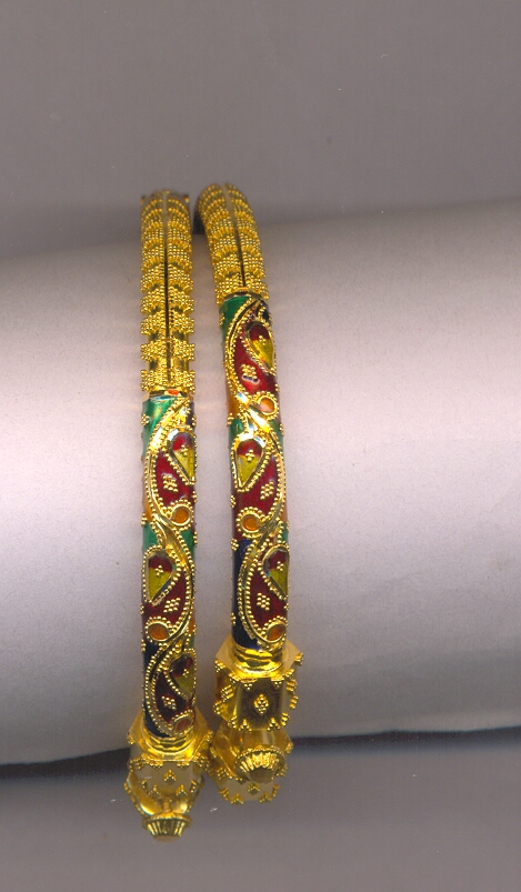 GOLD BANGLE PLAIN FANCY