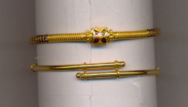 GOLD BANGLE PLAIN FANCY