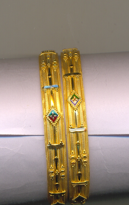 GOLD BANGLE PLAIN FANCY