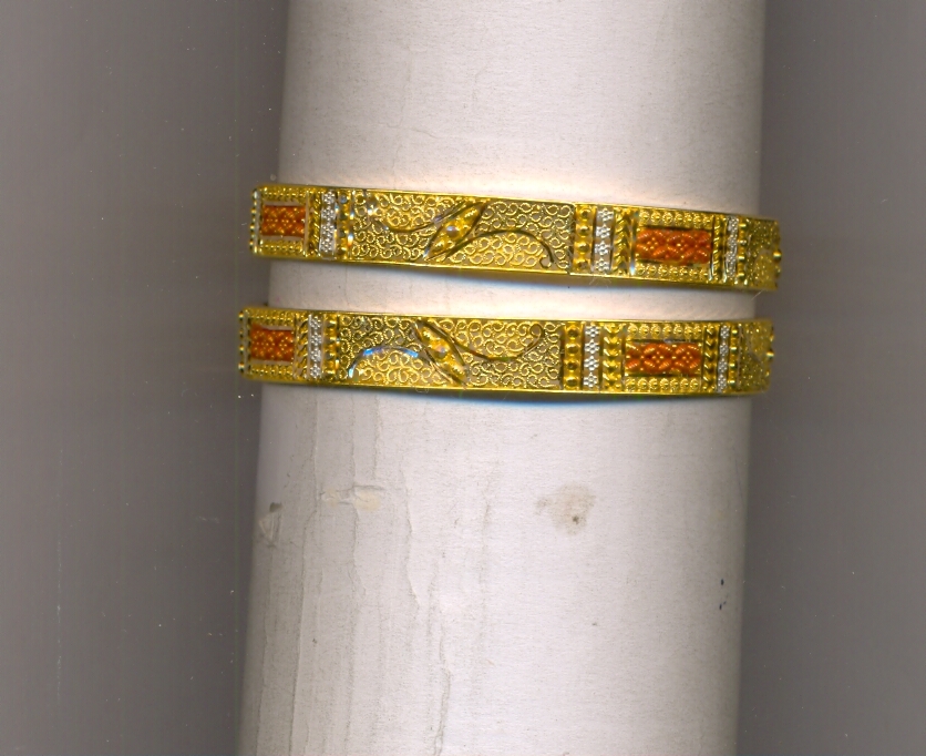 GOLD BANGLE PLAIN FANCY