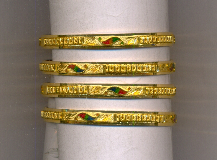 GOLD BANGLE PLAIN FANCY