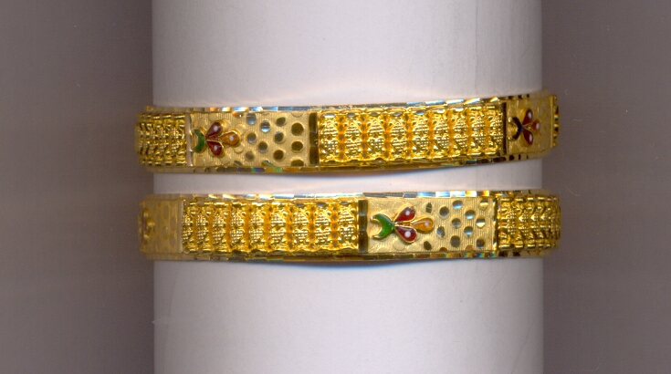 GOLD BANGLE PLAIN FANCY