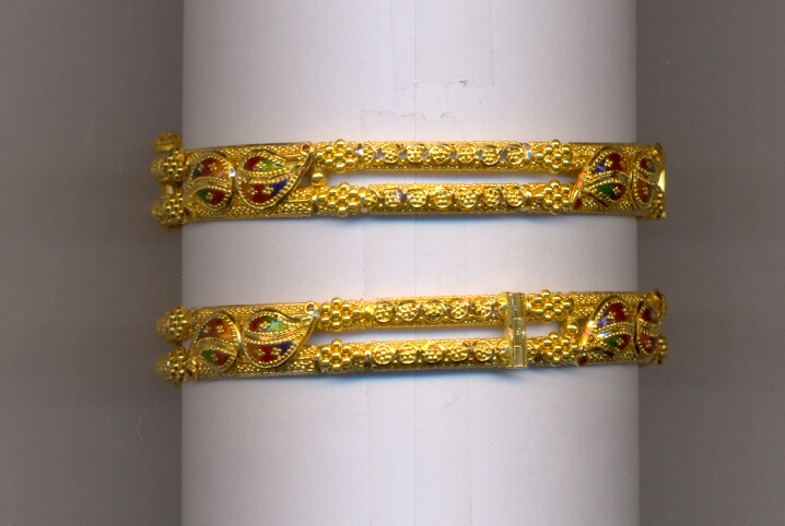 GOLD BANGLE PLAIN FANCY