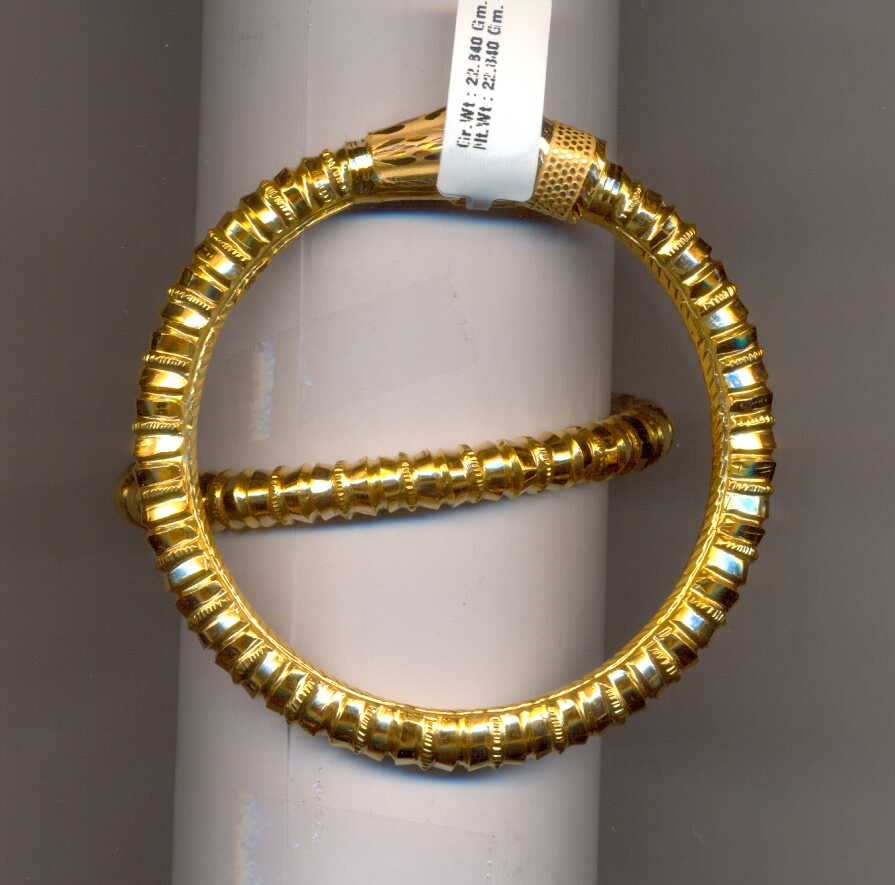 GOLD BANGLE PLAIN FANCY