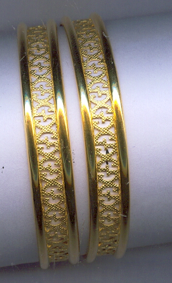 GOLD BANGLE PLAIN FANCY