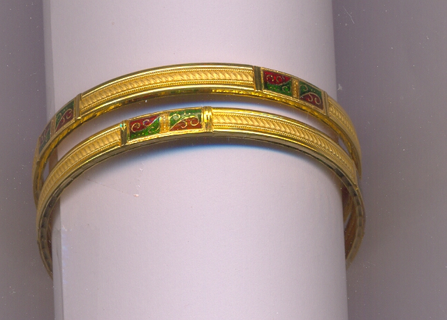GOLD BANGLE PLAIN FANCY
