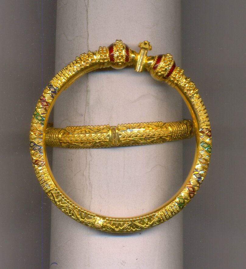 GOLD BANGLE PLAIN FANCY