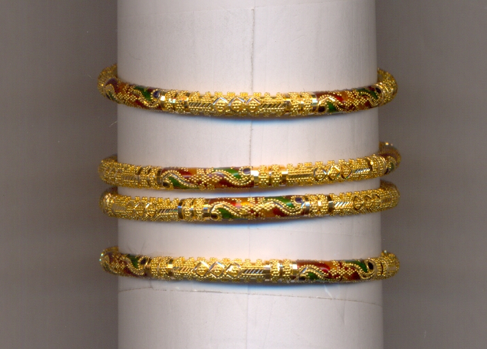 GOLD BANGLE PLAIN FANCY