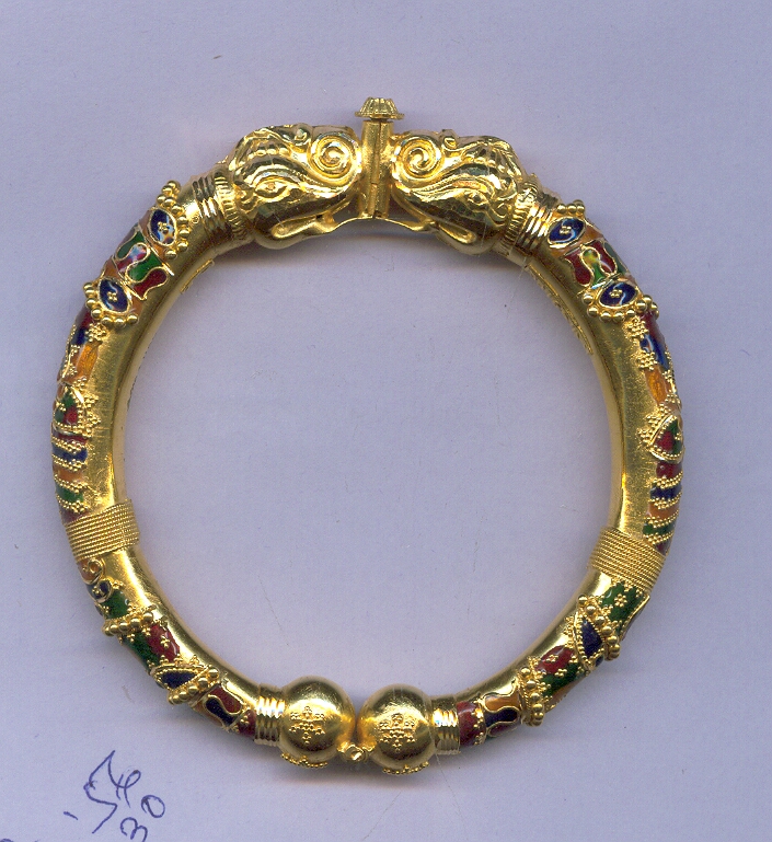 GOLD BANGLE PLAIN FANCY