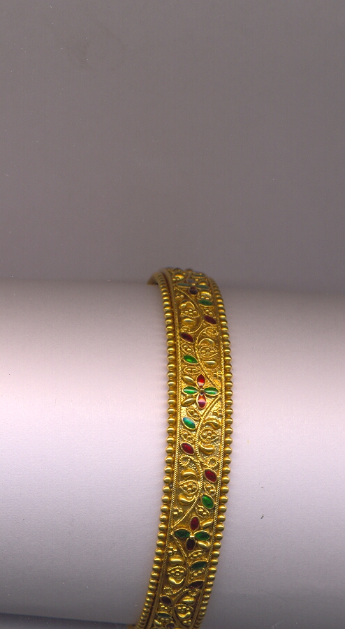 GOLD BANGLE PLAIN FANCY