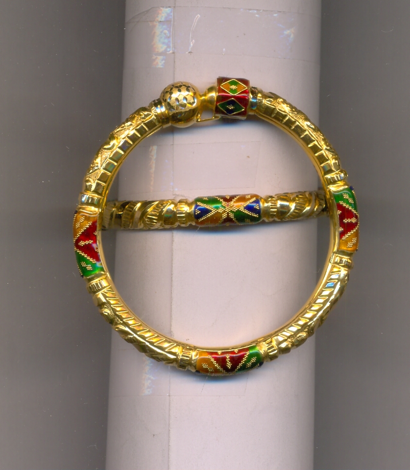 GOLD BANGLE PLAIN FANCY