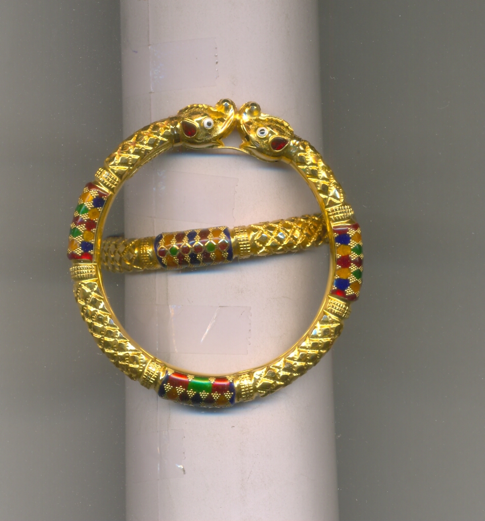 GOLD BANGLE PLAIN FANCY