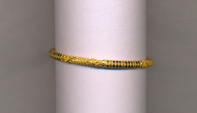 GOLD BANGLE PLAIN FANCY