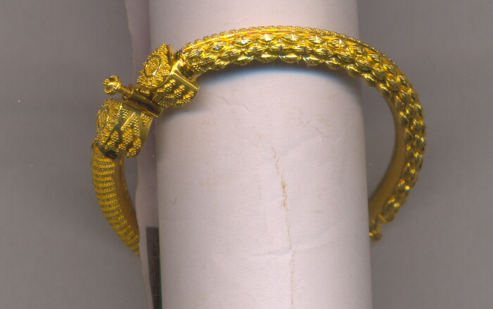 GOLD BANGLE PLAIN FANCY