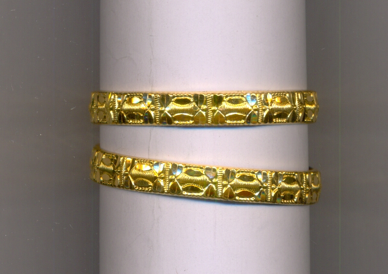 GOLD BANGLE PLAIN FANCY