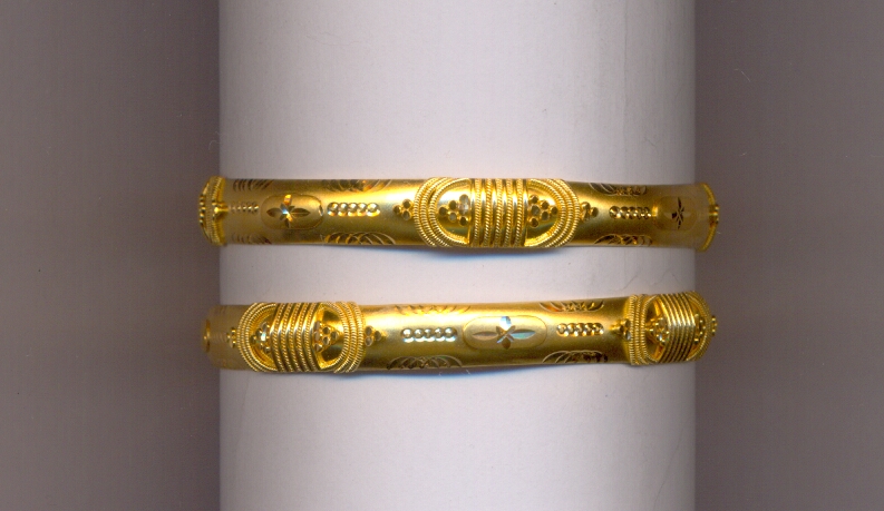 GOLD BANGLE PLAIN FANCY