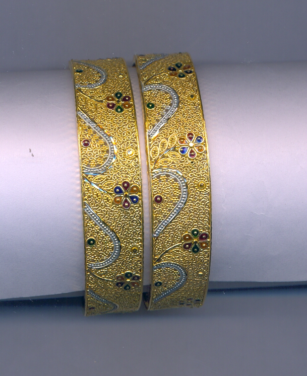 GOLD BANGLE PLAIN FANCY