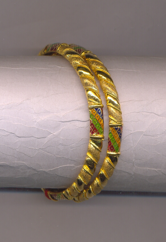 GOLD BANGLE PLAIN FANCY
