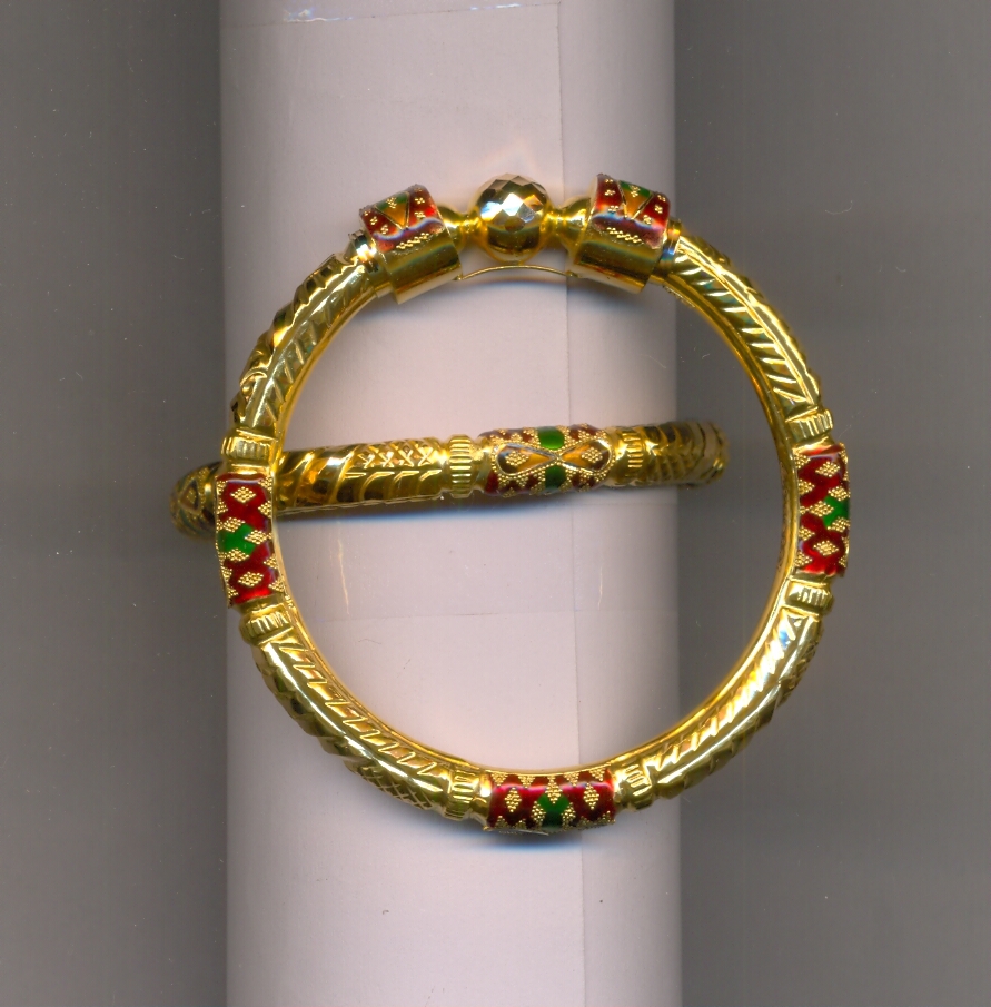 GOLD BANGLE PLAIN FANCY