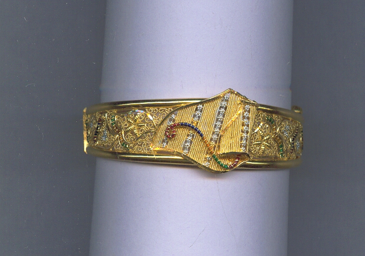 GOLD BANGLE PLAIN FANCY