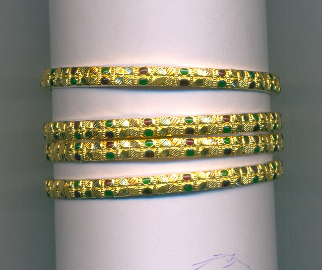 GOLD BANGLE PLAIN FANCY