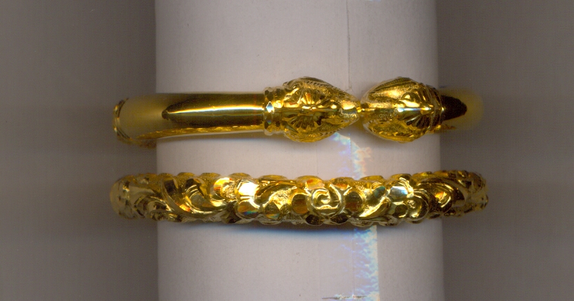 GOLD BANGLE PLAIN FANCY